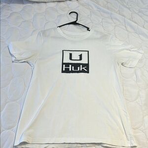 Huk  Mens White Graphic T-Shirt